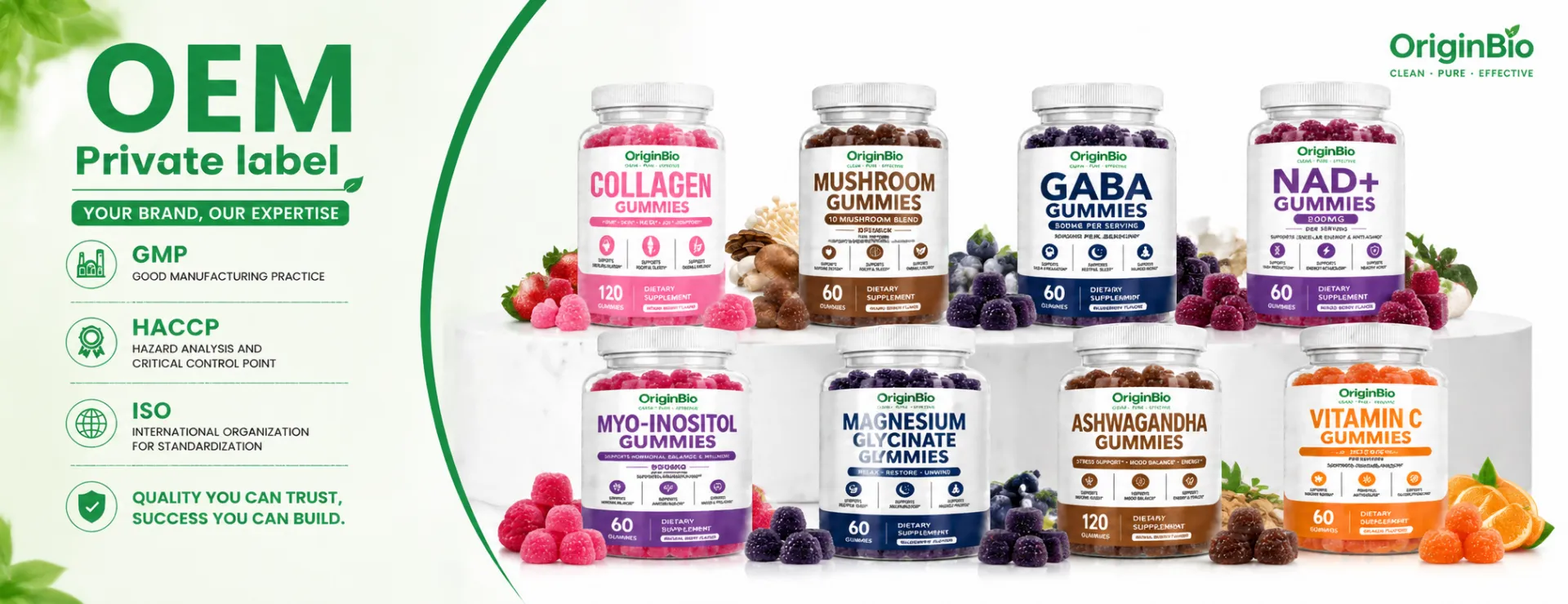 High-Quality Gummy Supplements Manufacturer