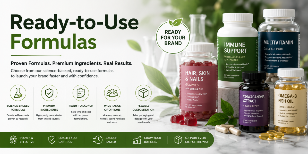 Ready-to-Use Formulas Ready-to-Use Formulas