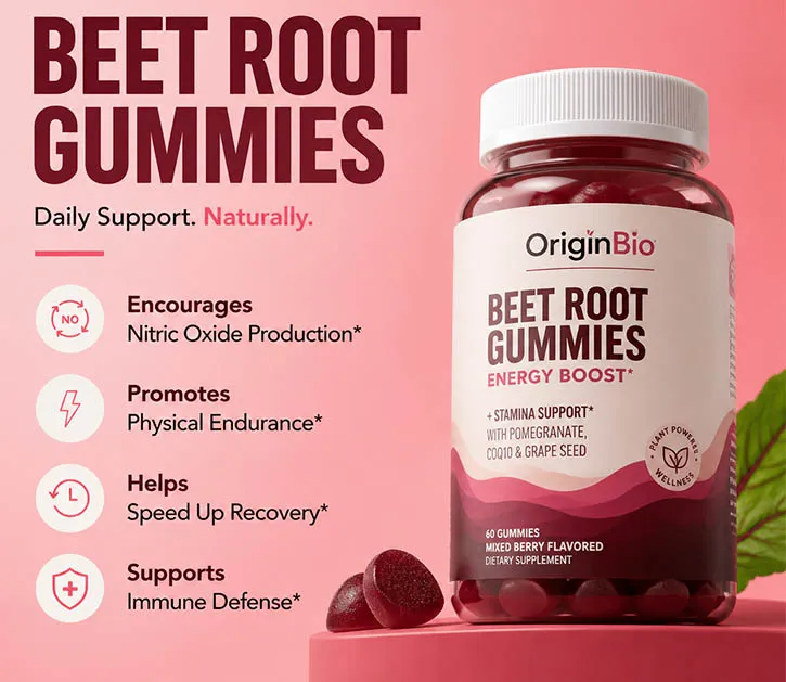 Beetroot Gummies: The Next Big Trend in Sports Nutrition and Functional Supplements