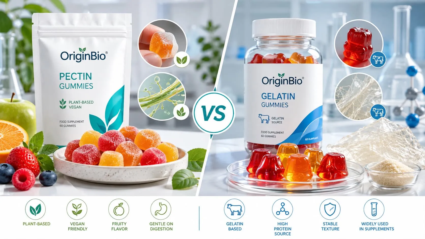 Pectin Gummies vs Gelatin Gummies: Which Is Better for European Supplement Brands?