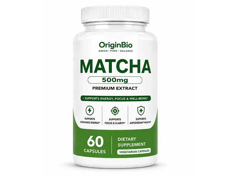 Wholesale Matcha 500mg Capsule