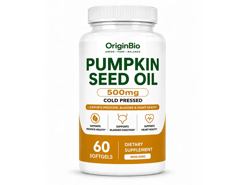Wholesale Pumpkin Seed Oil 500mg Softgels