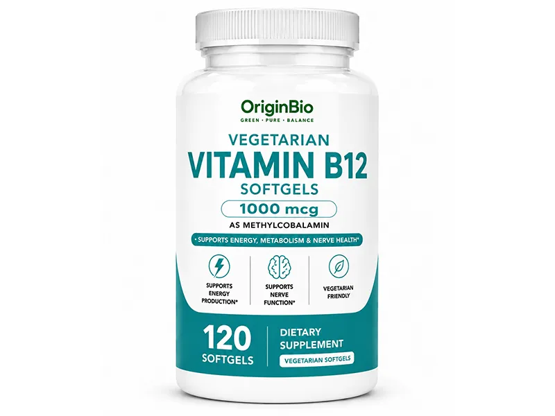 Wholesale Vegetarian Vitamin B12 Softgels