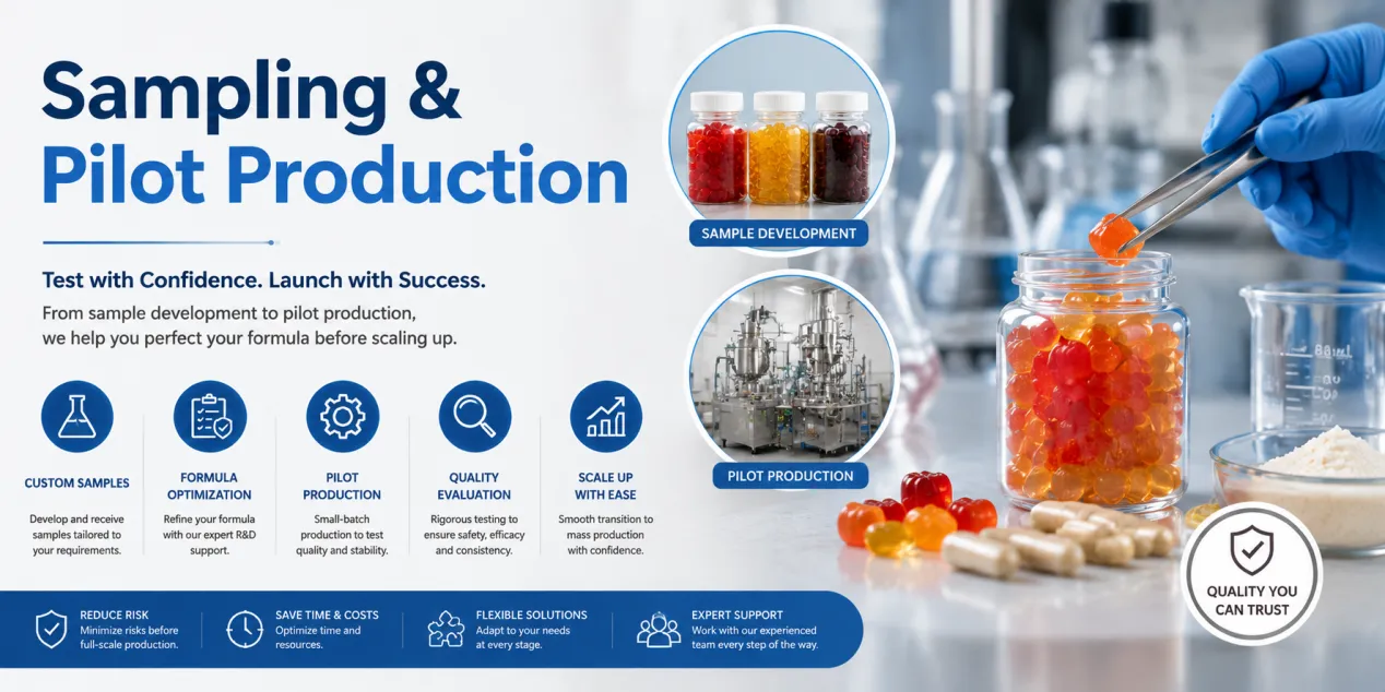 sampling & pilot production sampling & pilot production